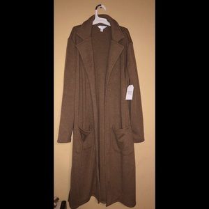 Women’s Double Knit Open Cardigan with Belt